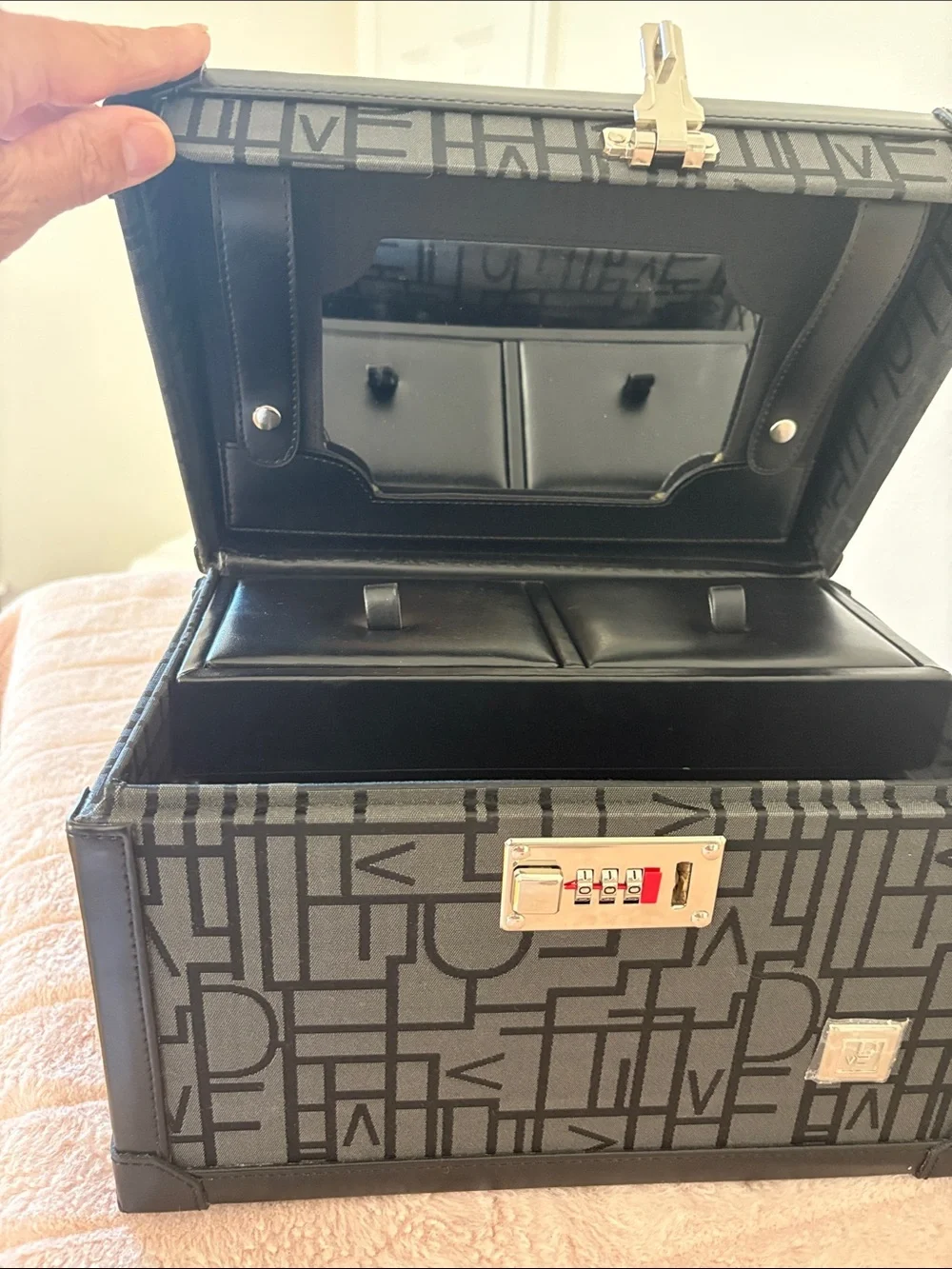 Vintage Diane vonFurstenburg Train Make Up Case with Combination Lock